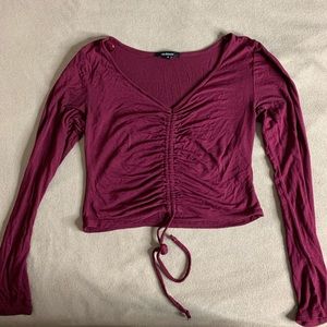 Drawstring blouse